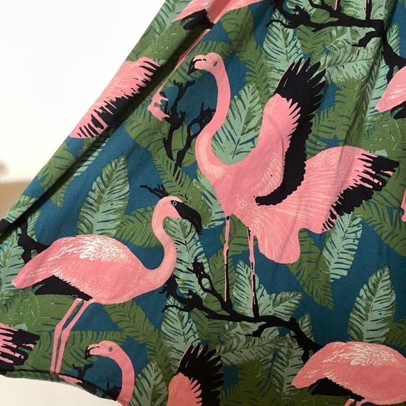 Voodoo Vixen Flamingo Skirt Size Small 4 - Picture 4 of 7